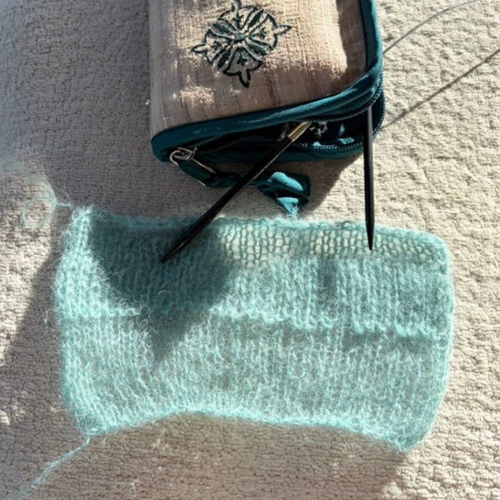 Lanificio dell'Olivo Art. Noir 23000, Alpaka-Mohair-Mischung, Farbe: Nori