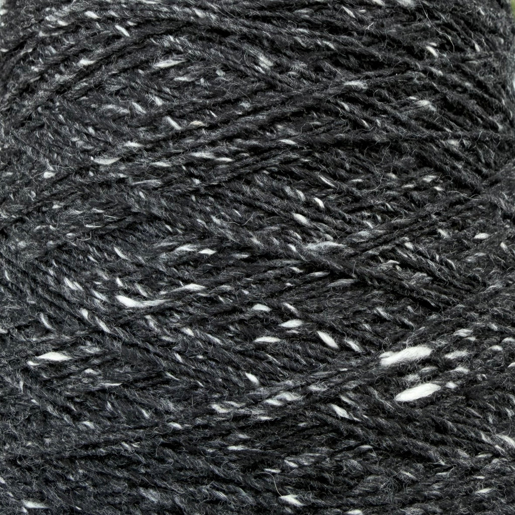Biagioli Modesto Art. Aran 3000, 100 % Kaschmir, Farbe: Holzkohle weiß gesprenkelt