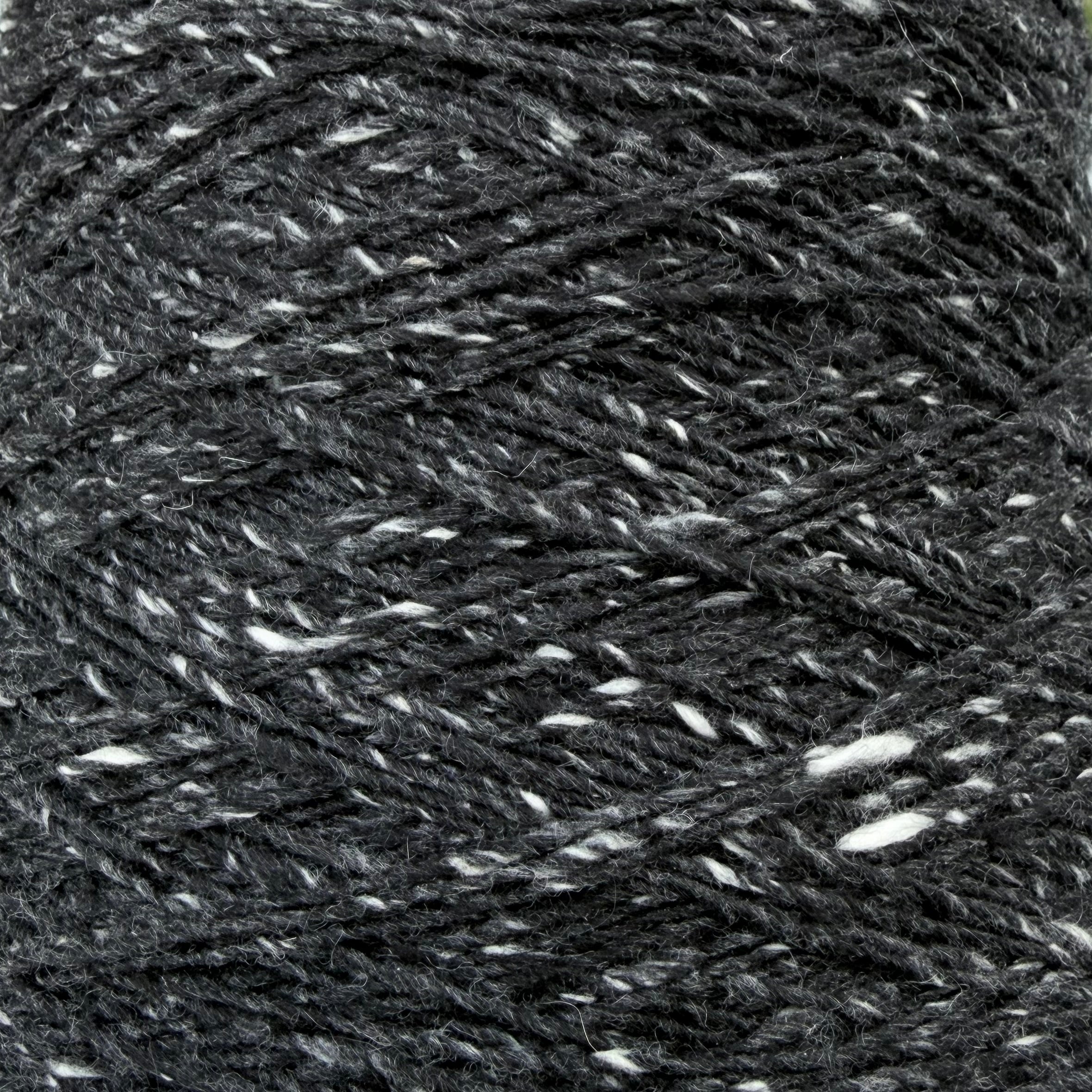 Biagioli Modesto Art. Aran 3000, 100 % Kaschmir, Farbe: Holzkohle weiß gesprenkelt