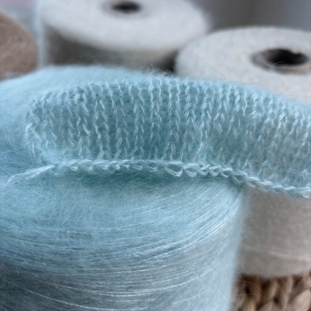 Ri.Go Art. Silkid 8500, Seidenmohair, Farbe: Aquamarin