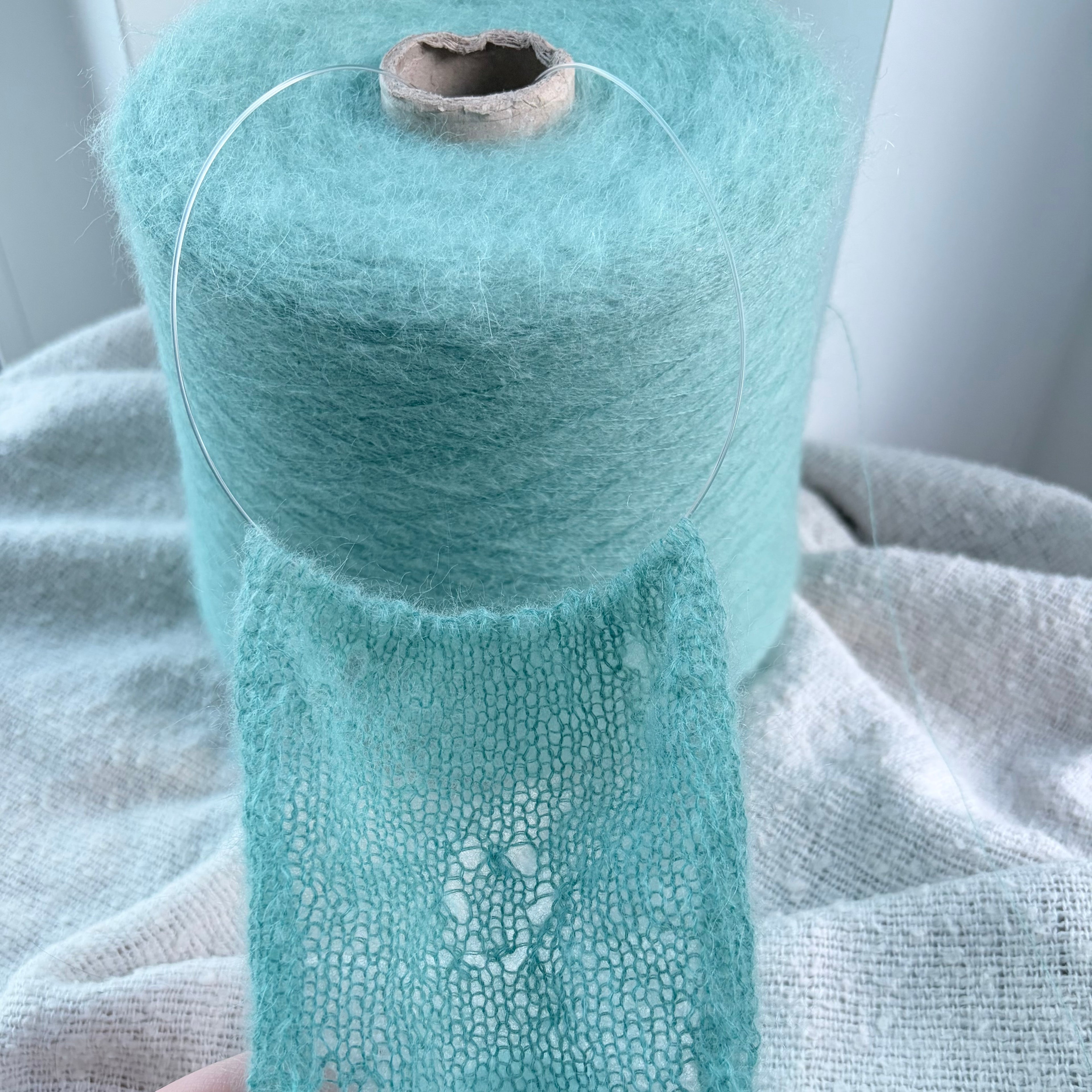 Lanificio dell'Olivo Art. Noir 23000, Alpaka-Mohair-Mischung, Farbe: Biscuit