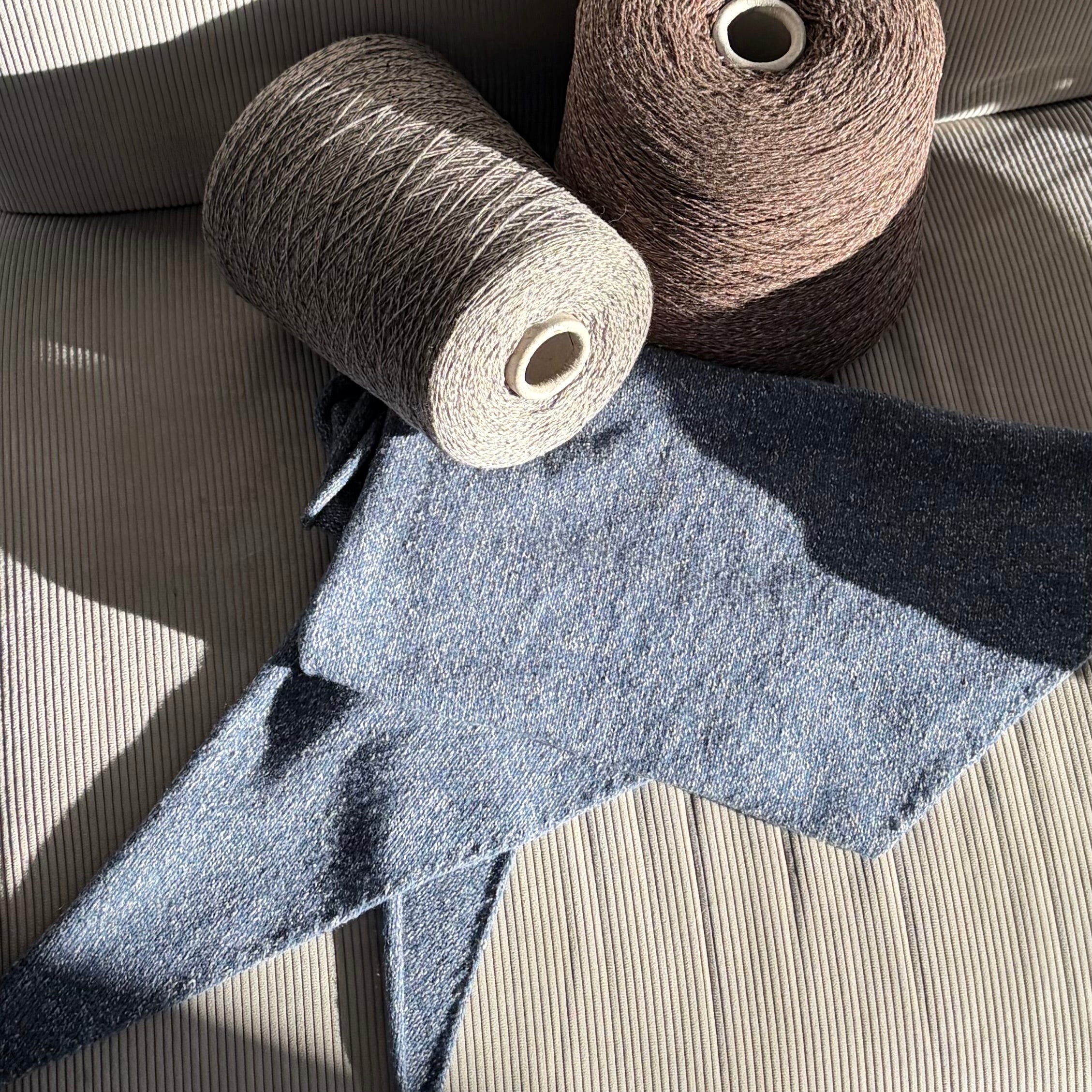 Millefili Art. Cacio e Pepe 1/7800, Kaschmir-Seidenmischung, Farbe: Schokolade und Konfetti