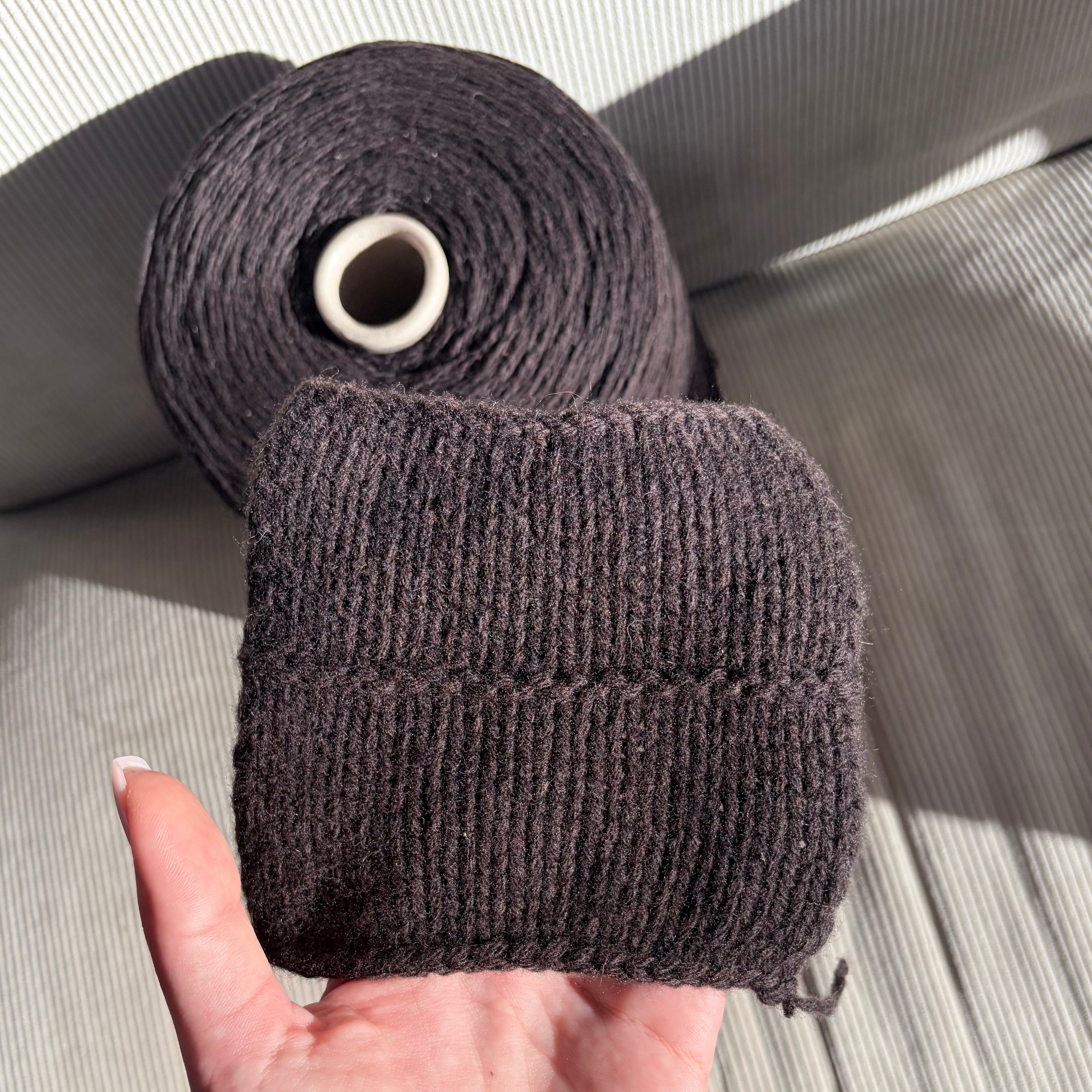 Zegna Baruffa Art. Supergeelong 2/15, Farbe: Bitterschokolade