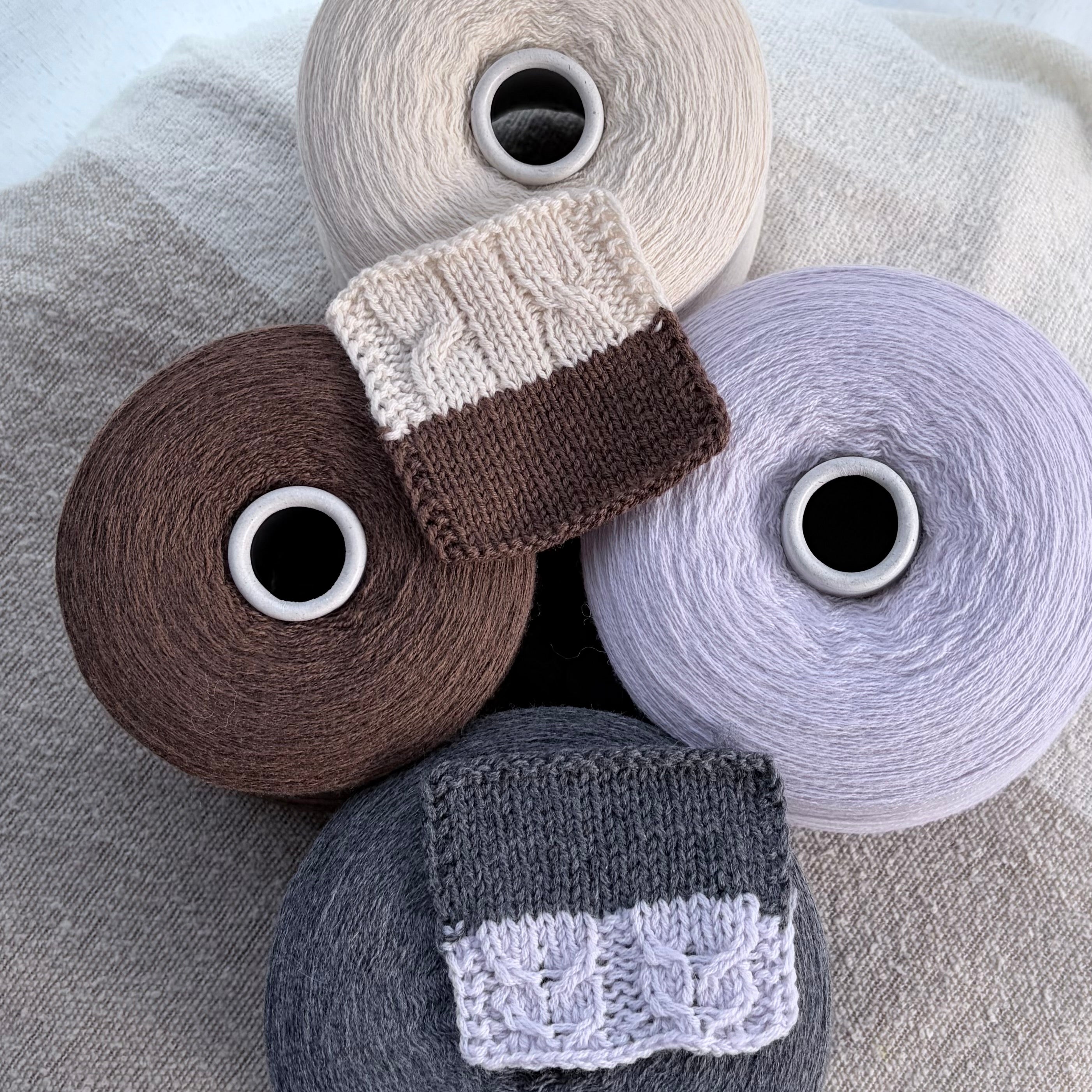 Luxury Selection by Ri.Go Art. By way 2/30, 100% Merinowolle, Farbe: Nutella