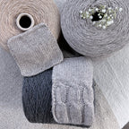 G&G Filati Art. Himalaya 3/15, Yak-Seide-Kaschmir-Merino-Mischung, Farbe: Butterkeks