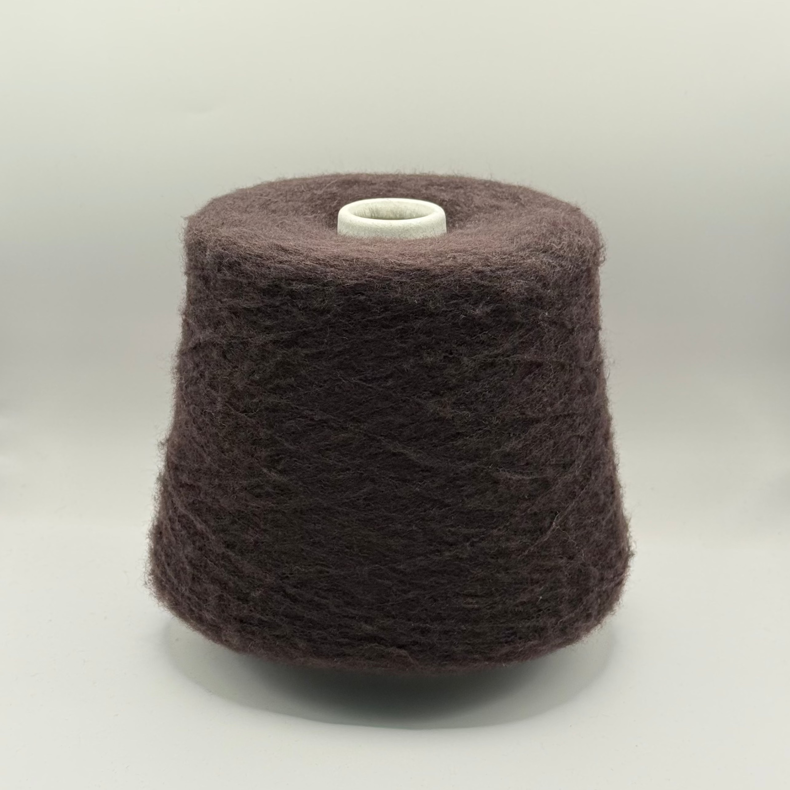 Ri.Go art. Fluffy Cashmere Nm.9200, gebürstetes Kaschmir, Farbe: 99 % Bitterschokolade