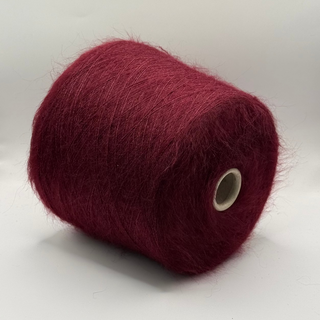 Lineapiu art. Camelot Silk 9000, Seidenmohair, Farbe: Tiefes Granatapfelrot