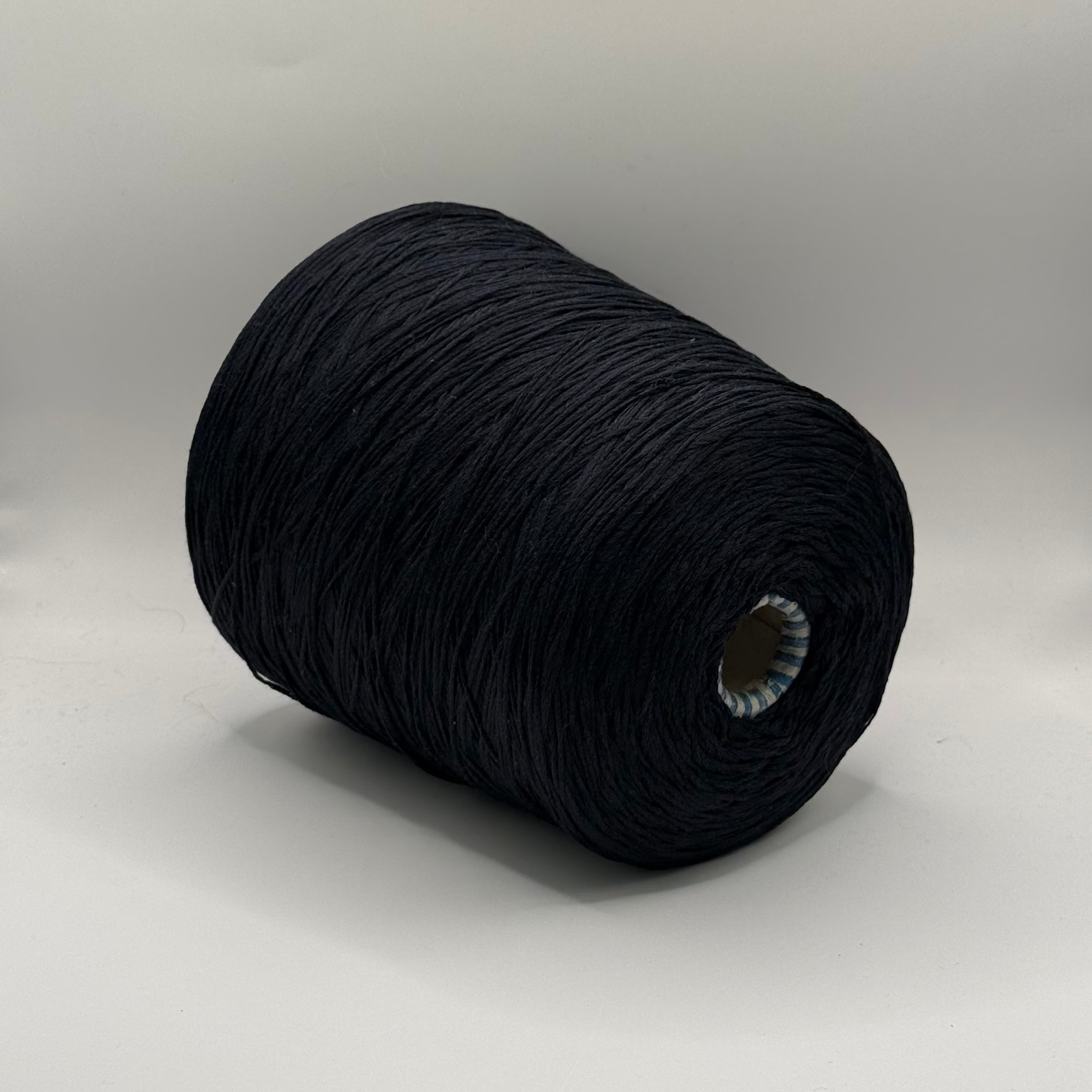 Zegna Baruffa Art. Kyoto 3500, Seiden-Baumwoll-Mischung, Farbe: Rabenfeder