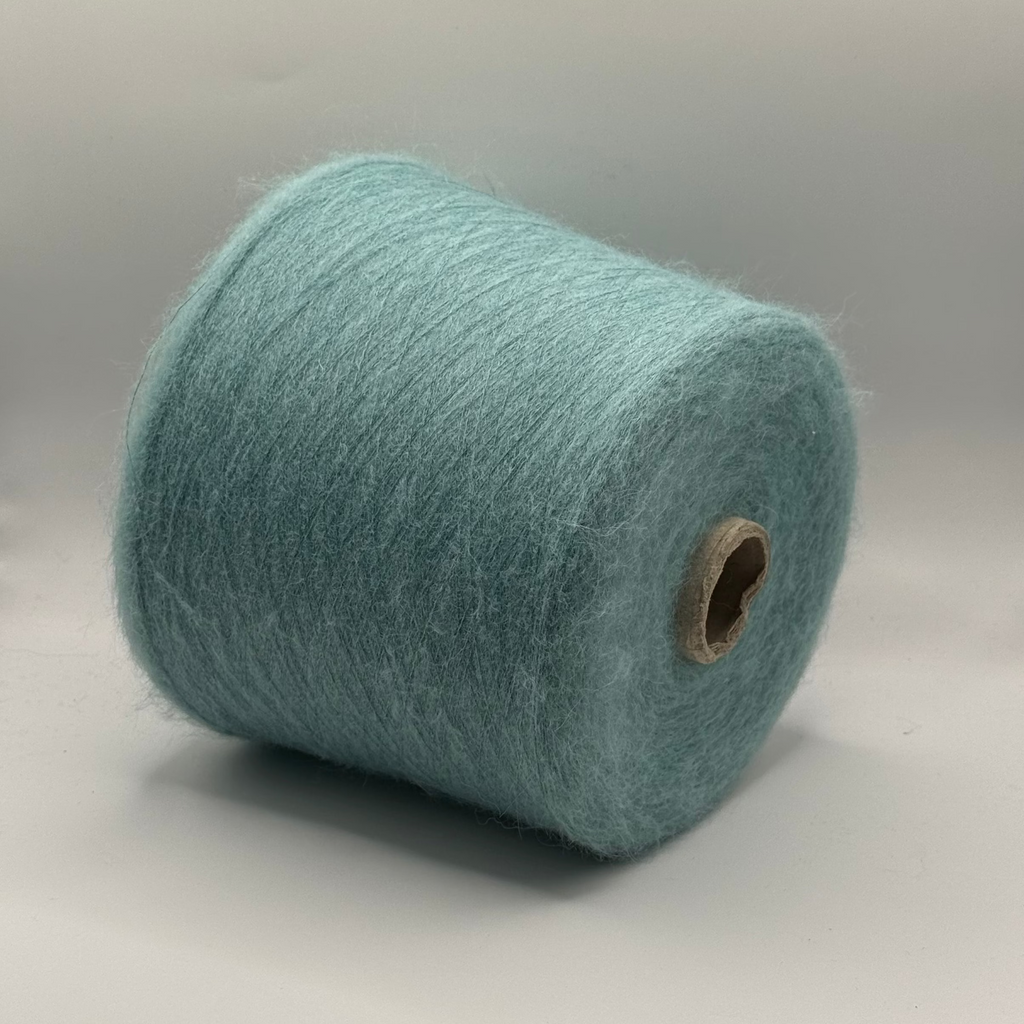 Lanificio dell'Olivo Art. Noir 23000, Alpaka-Mohair-Mischung, Farbe: Gedämpftes Tiffany