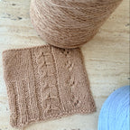 Linsieme art. Kirman 2/14,  merino cashmere blend, col. Cream toffee