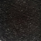 Ri.Go Art. Bourette Tweed 3/20, Seide 100%, Farbe: Holzkohle weiß gesprenkelt