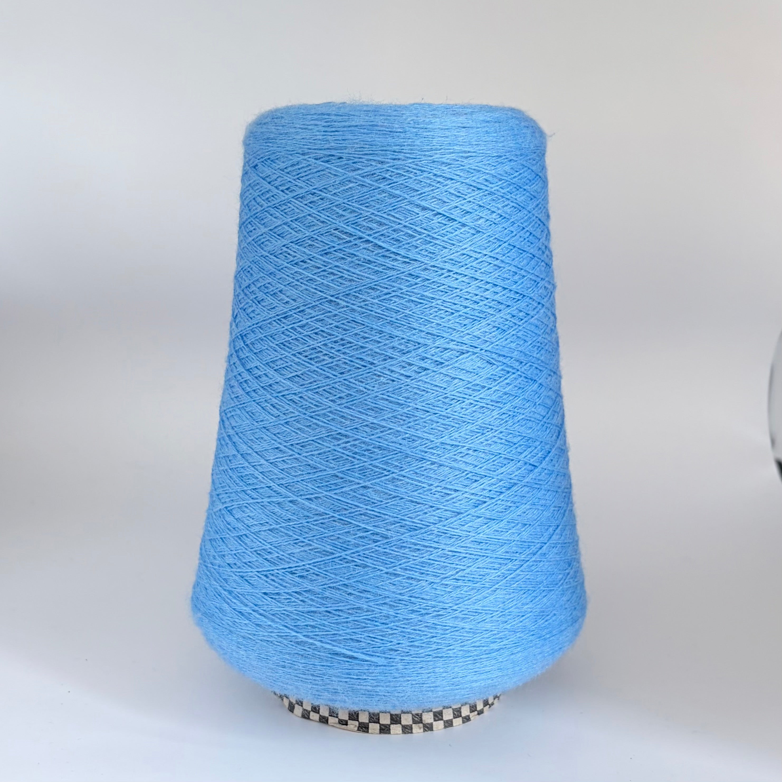 Zegna Baruffa Art. Cashwool 2/30, 100 % Merinowolle, Farbe: Vergissmeinnicht-Blau
