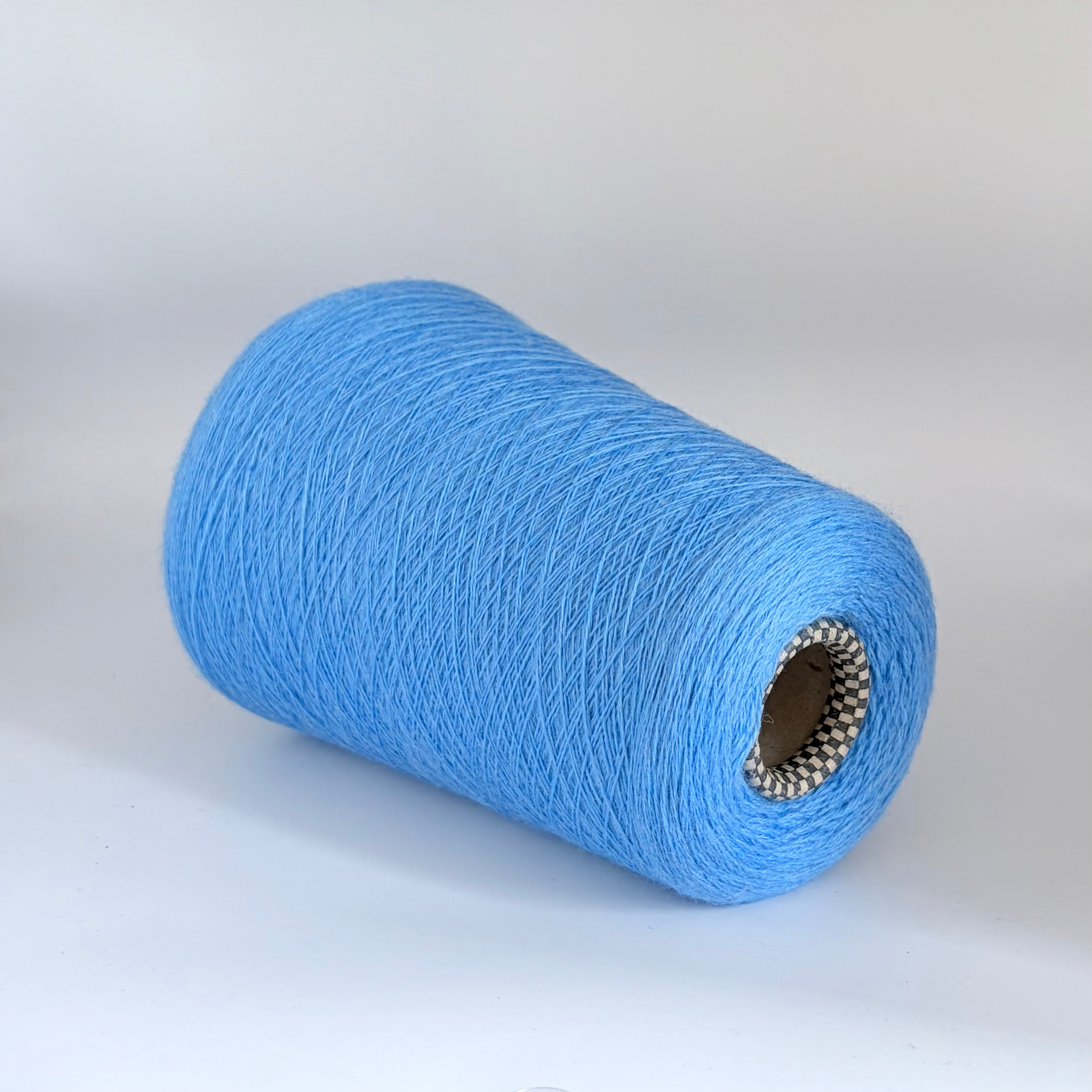 Zegna Baruffa Art. Cashwool 2/30, 100 % Merinowolle, Farbe: Vergissmeinnicht-Blau