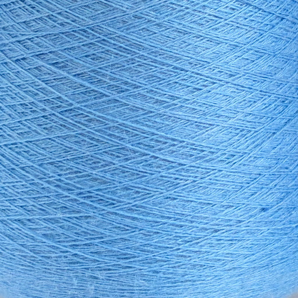 Zegna Baruffa Art. Cashwool 2/30, 100 % Merinowolle, Farbe: Vergissmeinnicht-Blau