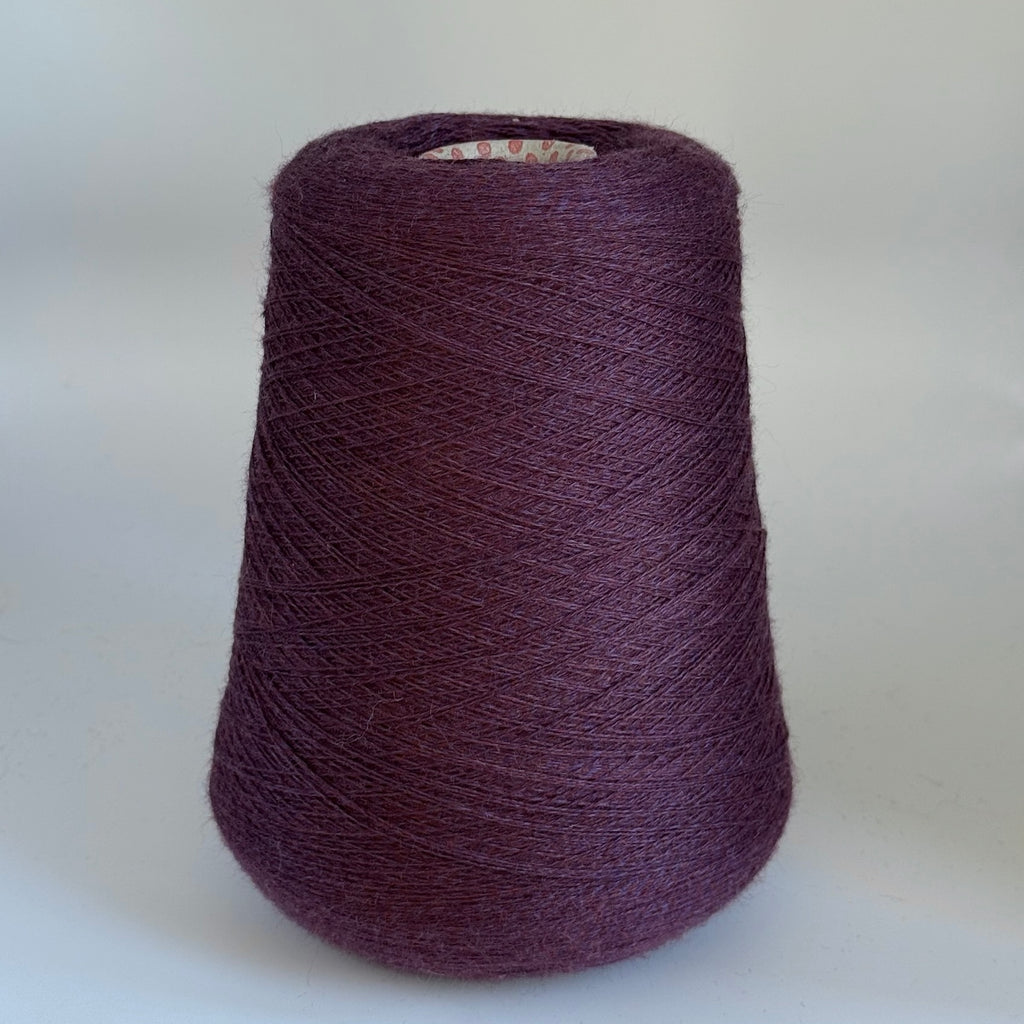 Zegna Baruffa art. Cashwool 2/30, merino 100% col. Plum compôte