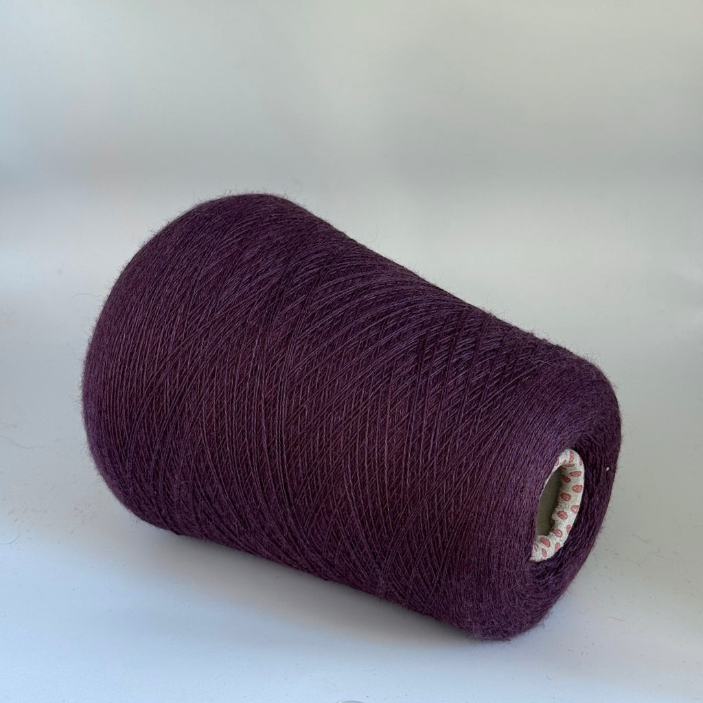 Zegna Baruffa art. Cashwool 2/30, merino 100% col. Plum compôte