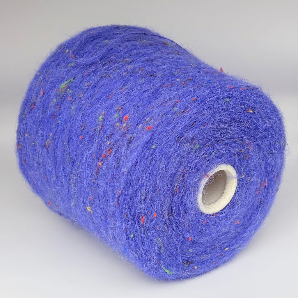 Ri.Go art. Multipoint 4600, alpaca-merino blend, col. Blueberry icing  with sprinkles
