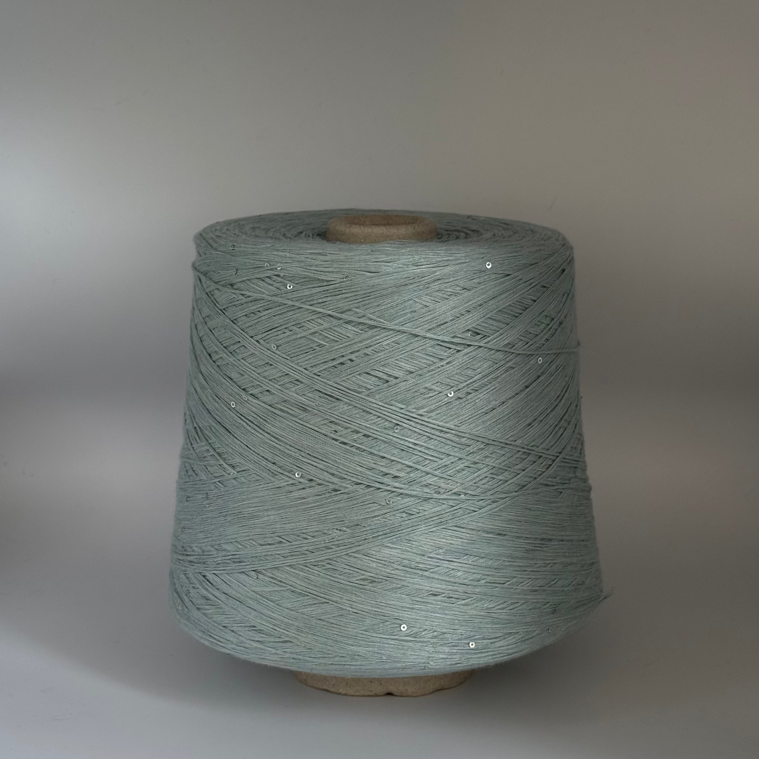 G&G Filati Art. Lino 4600, Leinen 100%+ Pailletten, Farbe: Eisglanz