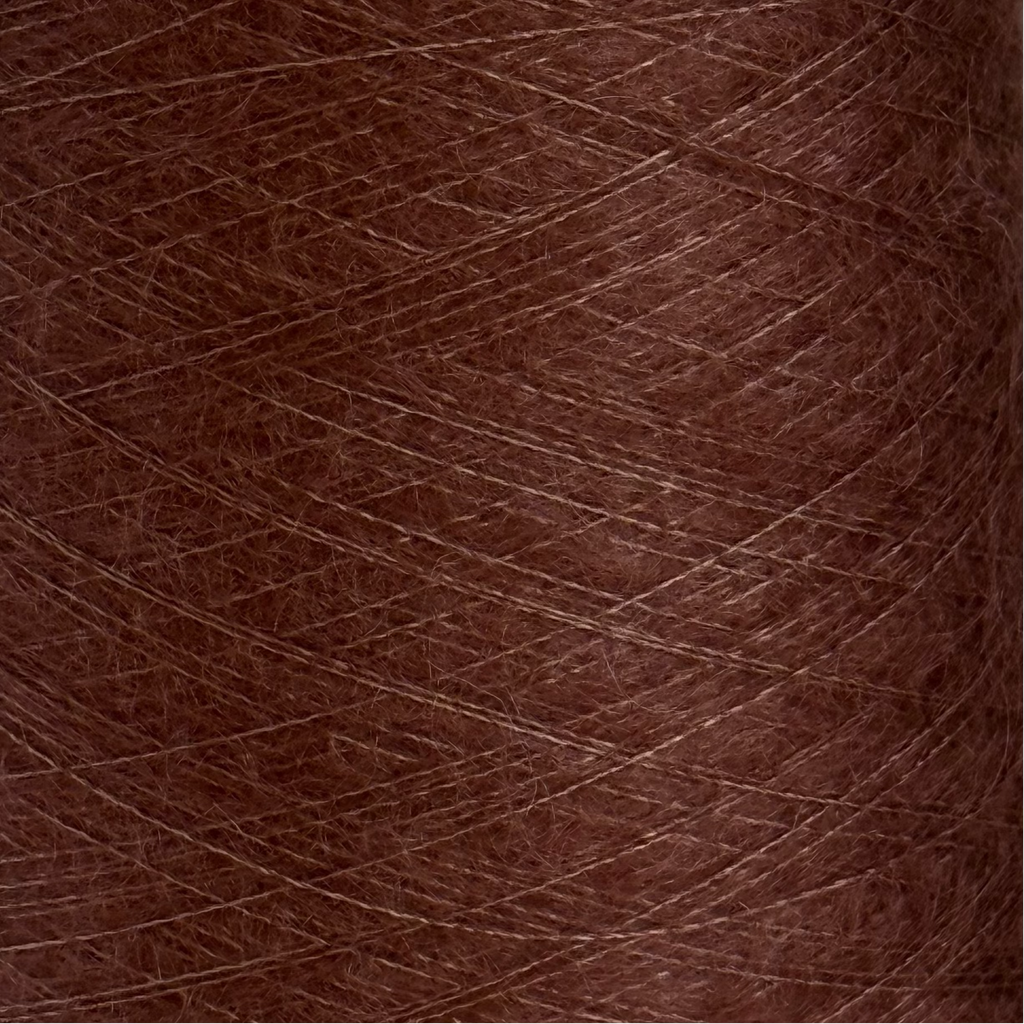 Lineapiu art. Camelot Silk 9000, Seidenmohair, Farbe: Kastanie