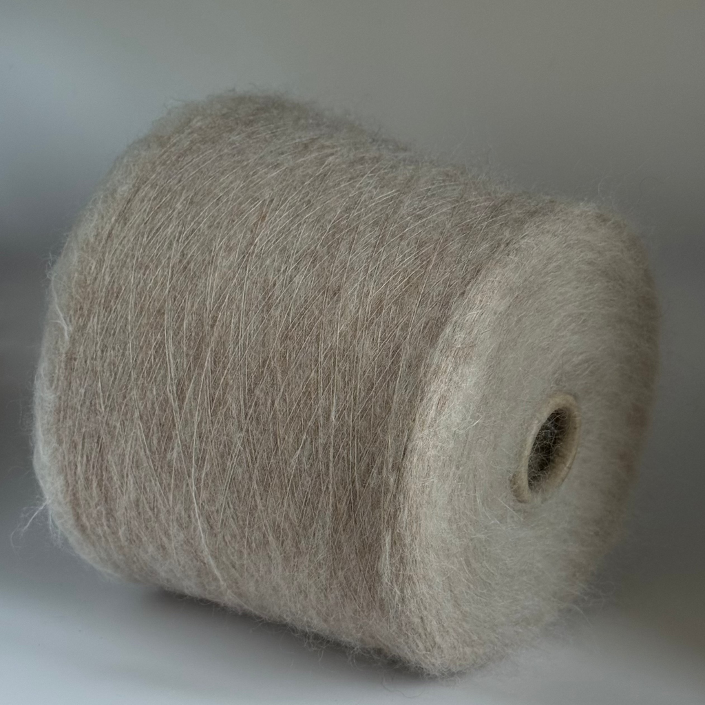 Lanificio dell'Olivo Art. Ecorouge 15000, Alpaka-Mohair-Mischung, Farbe: Ostsee Dünensand