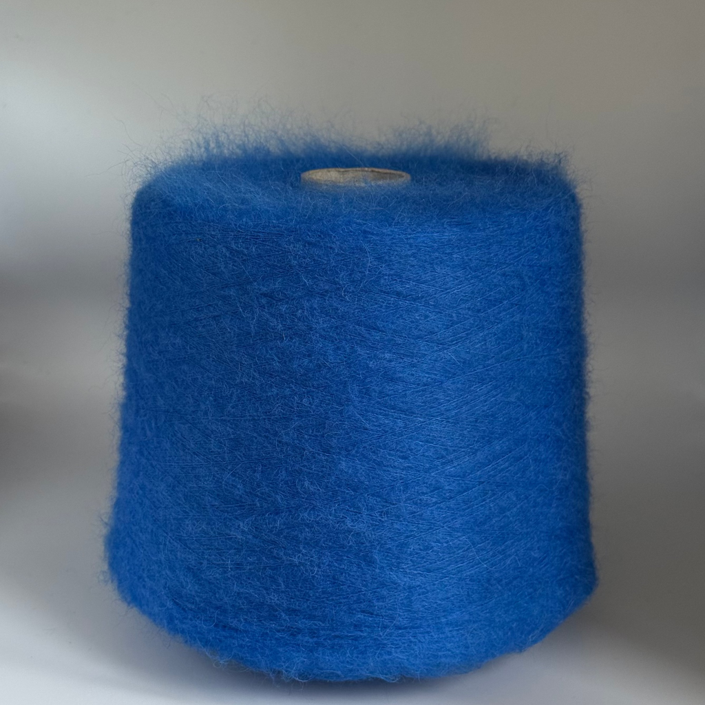 Lanificio dell'Olivo Art. Ecorouge 15000, Alpaka-Mohair-Mischung, Farbe: Königsblau