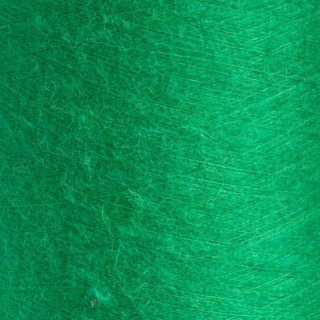 Lanificio dell'Olivo Art. Ecorouge 15000, Alpaka-Mohair-Mischung, Farbe: Leuchtendes Grün