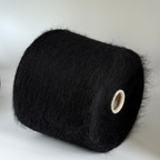Lanificio dell'Olivo Art. Ecorouge 15000, Alpaka-Mohair-Mischung, Farbe: Schwarzer Samt