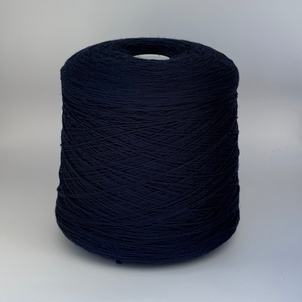 Loro Piana art. Lana cash 2/18, merino-cashmere blend, col. Deep Sea Blue