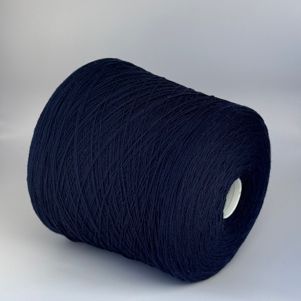 Loro Piana art. Lana cash 2/18, merino-cashmere blend, col. Deep Sea Blue