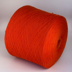 Loro Piana Art. Lana cash 2/18, Merino-Kaschmir-Mischung, Farbe: Verrückte Mandarine