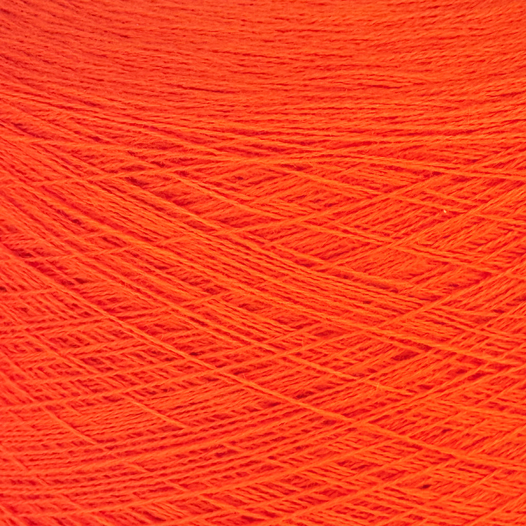 Loro Piana Art. Lana cash 2/18, Merino-Kaschmir-Mischung, Farbe: Verrückte Mandarine