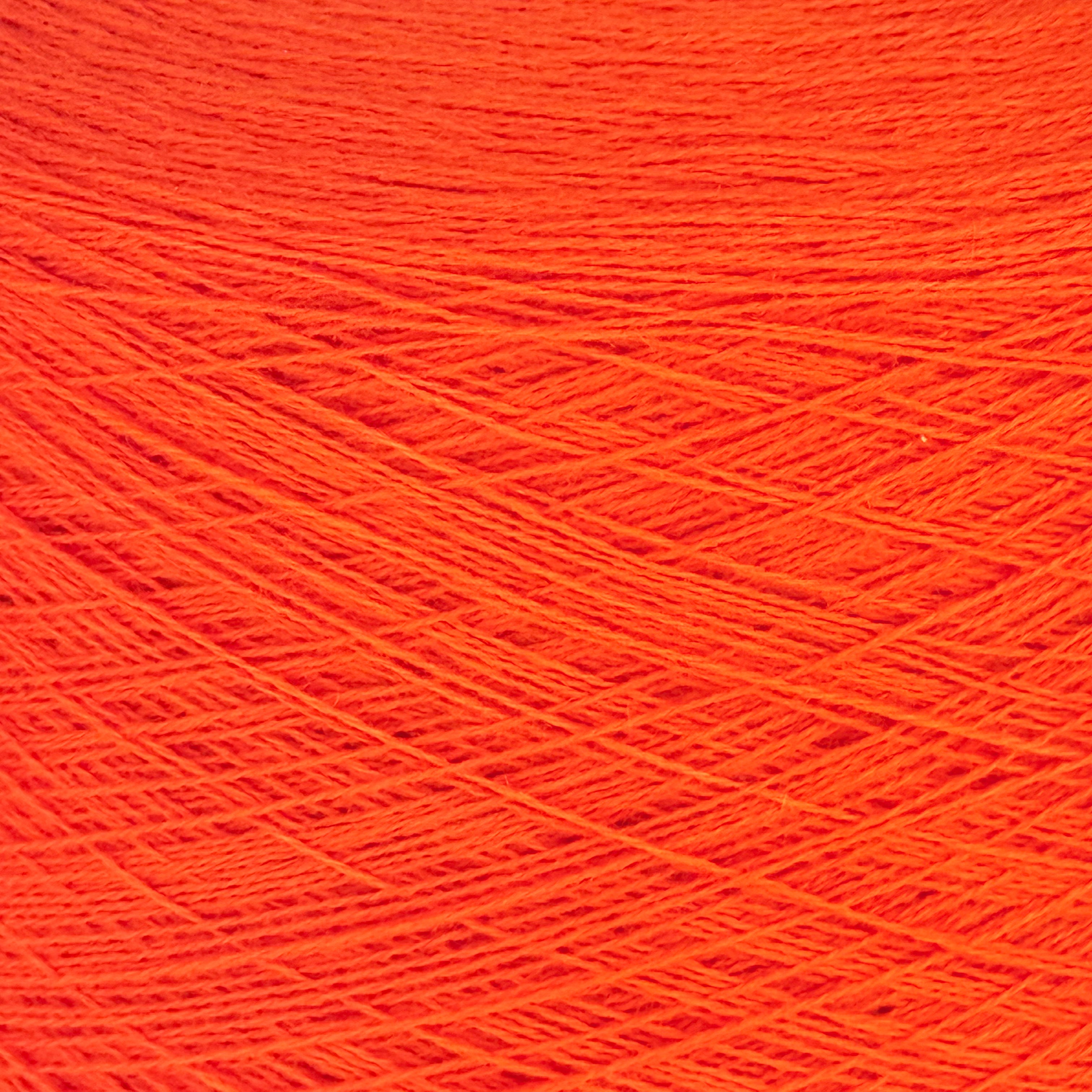 Loro Piana Art. Lana cash 2/18, Merino-Kaschmir-Mischung, Farbe: Verrückte Mandarine