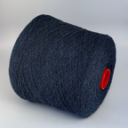 Loro Piana Art. Lana cash 2/18, Merino-Kaschmir-Mischung, Farbe: Navy Jeans