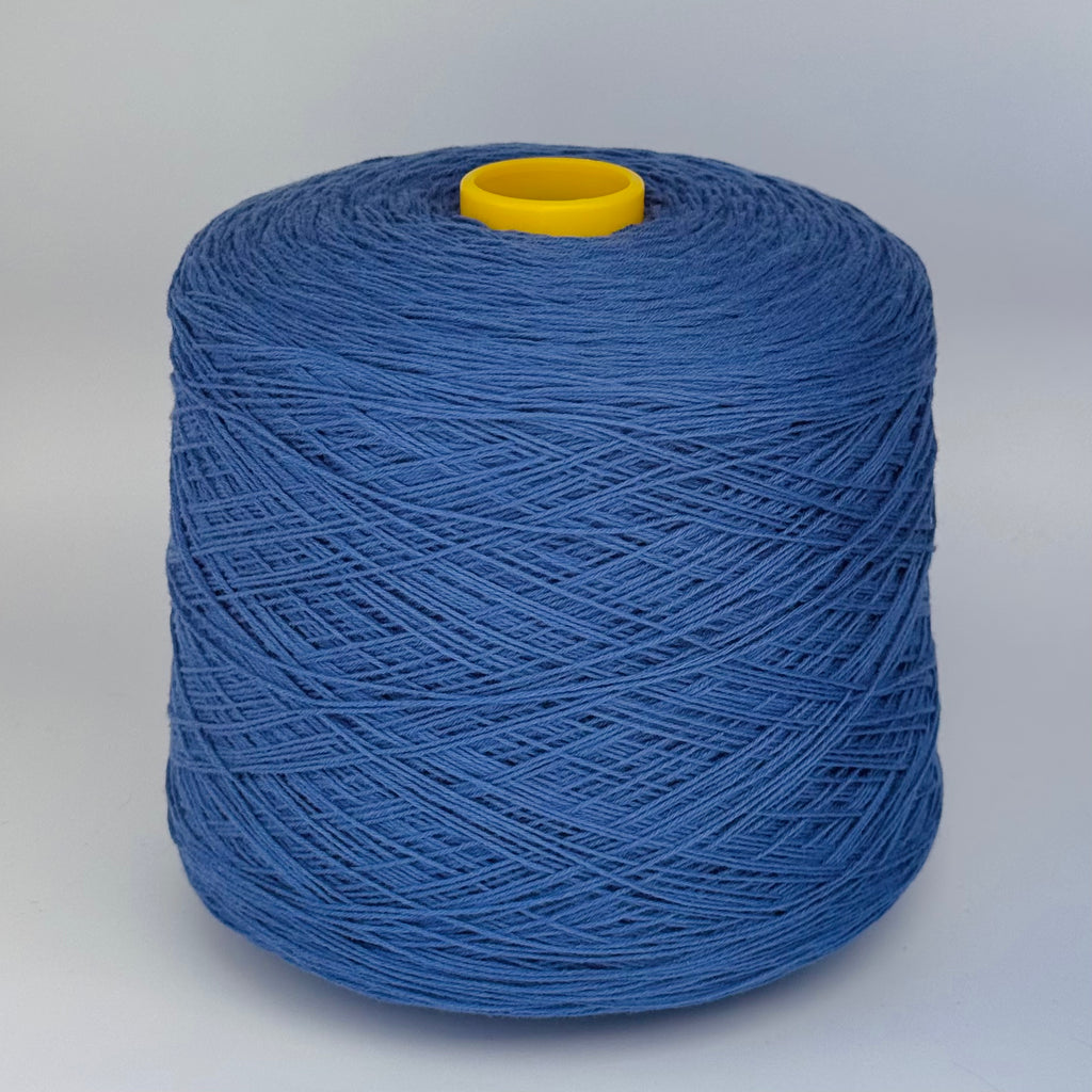 Loro Piana Art. Lana cash RWS 4/18, Merino-Kaschmir-Mischung, Farbe: Indigo Himmel