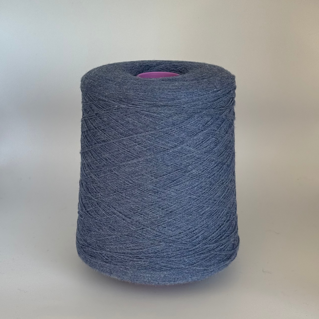 Loro Piana art. Lana cash 2/28, merino cashmere blend, col. Denim washed
