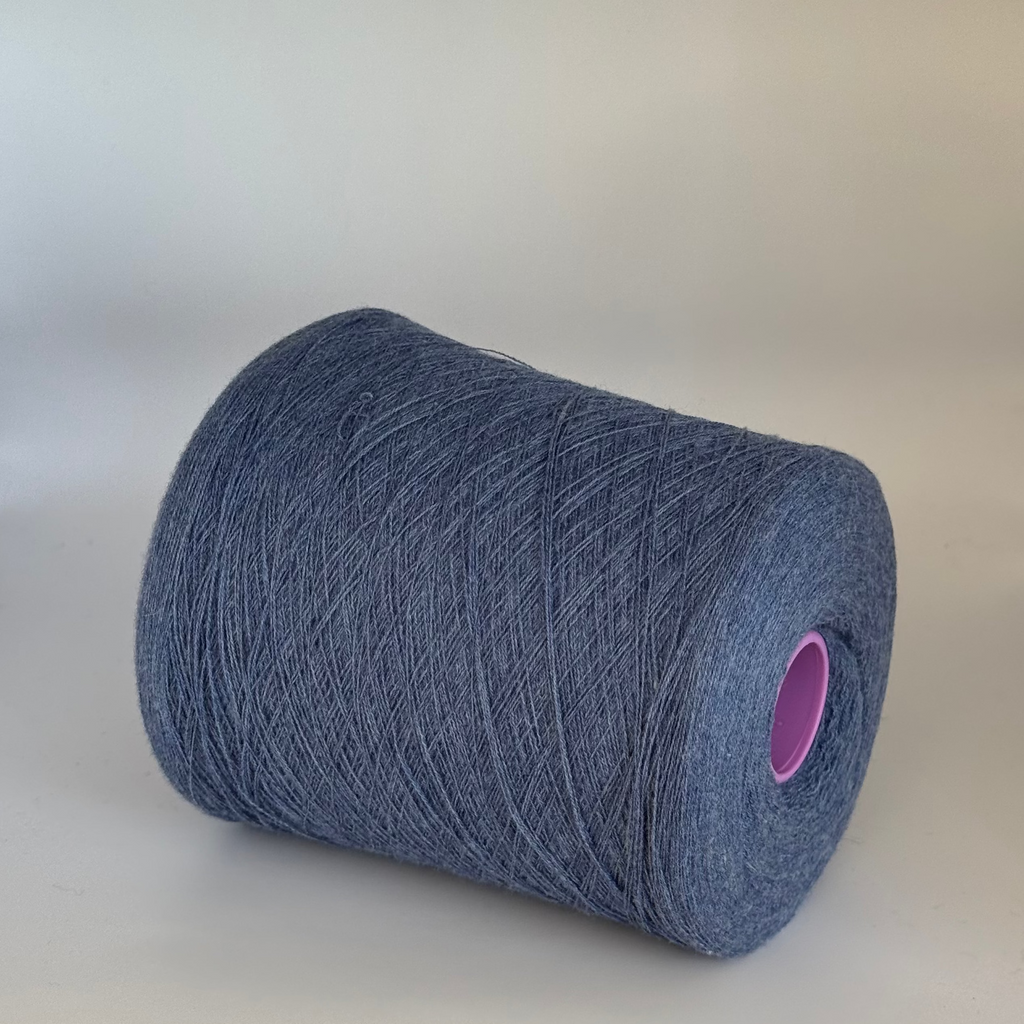 Loro Piana art. Lana cash 2/28, merino cashmere blend, col. Denim washed