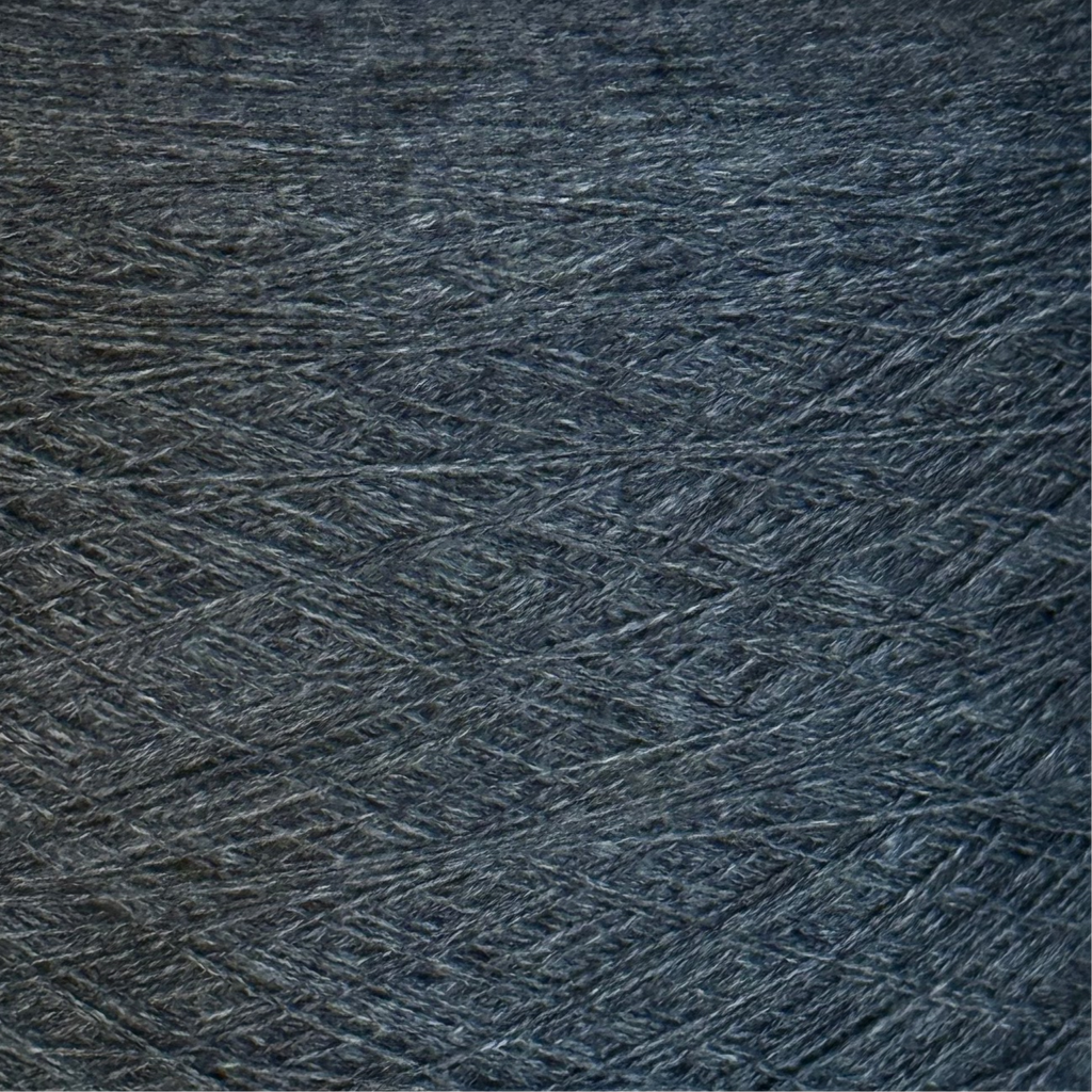 Loro Piana art. Lana cash 2/32, merino cashmere blend, col. Grey denim
