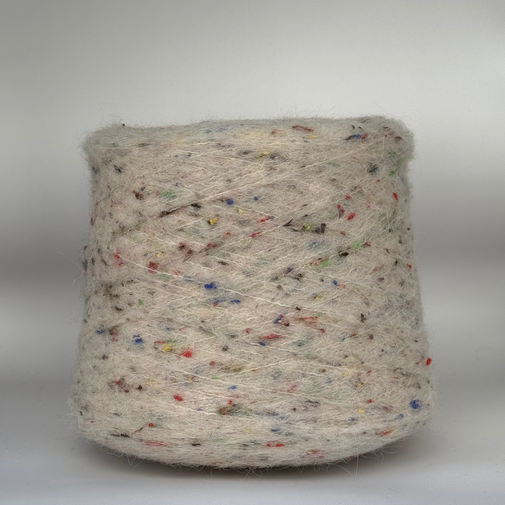 Ri.Go art. Multipoint 4600, alpaca-merino blend, col. Cotton candy with sprinkles