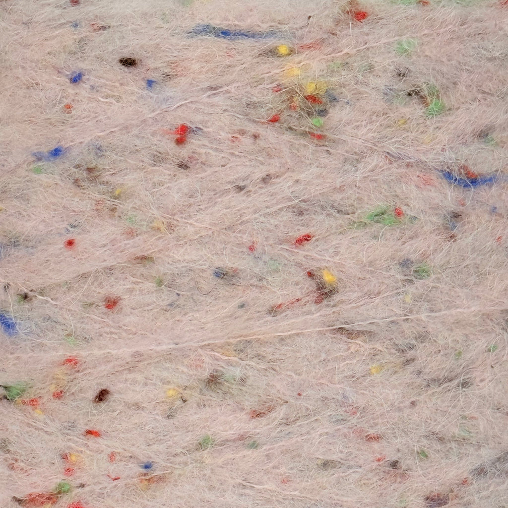 Ri.Go art. Multipoint 4600, alpaca-merino blend, col. Marshmallow  with sprinkles