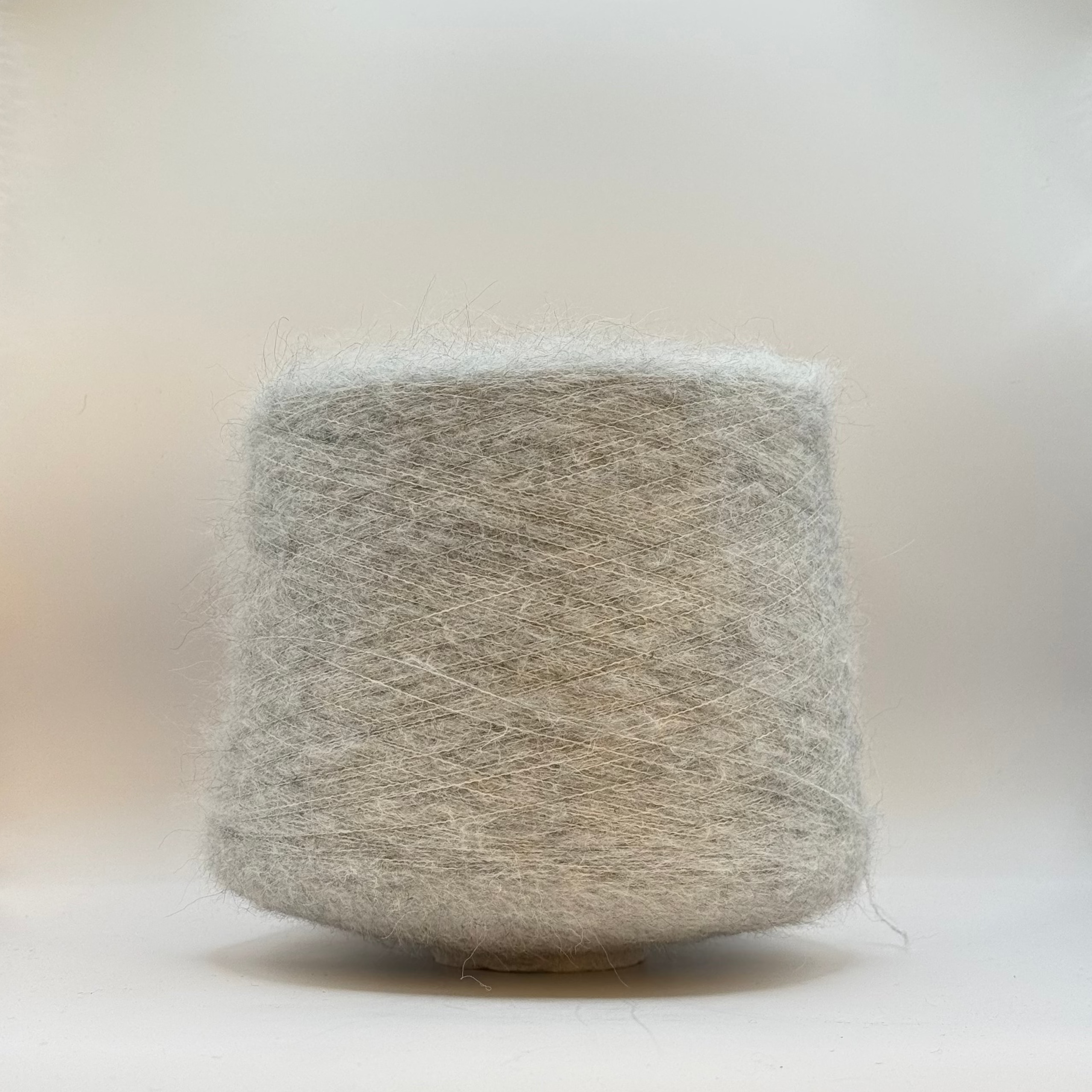 Pecci Filati Art. Milady 1/10 gebürstete Alpakamischung, Farbe: Nebelmélange