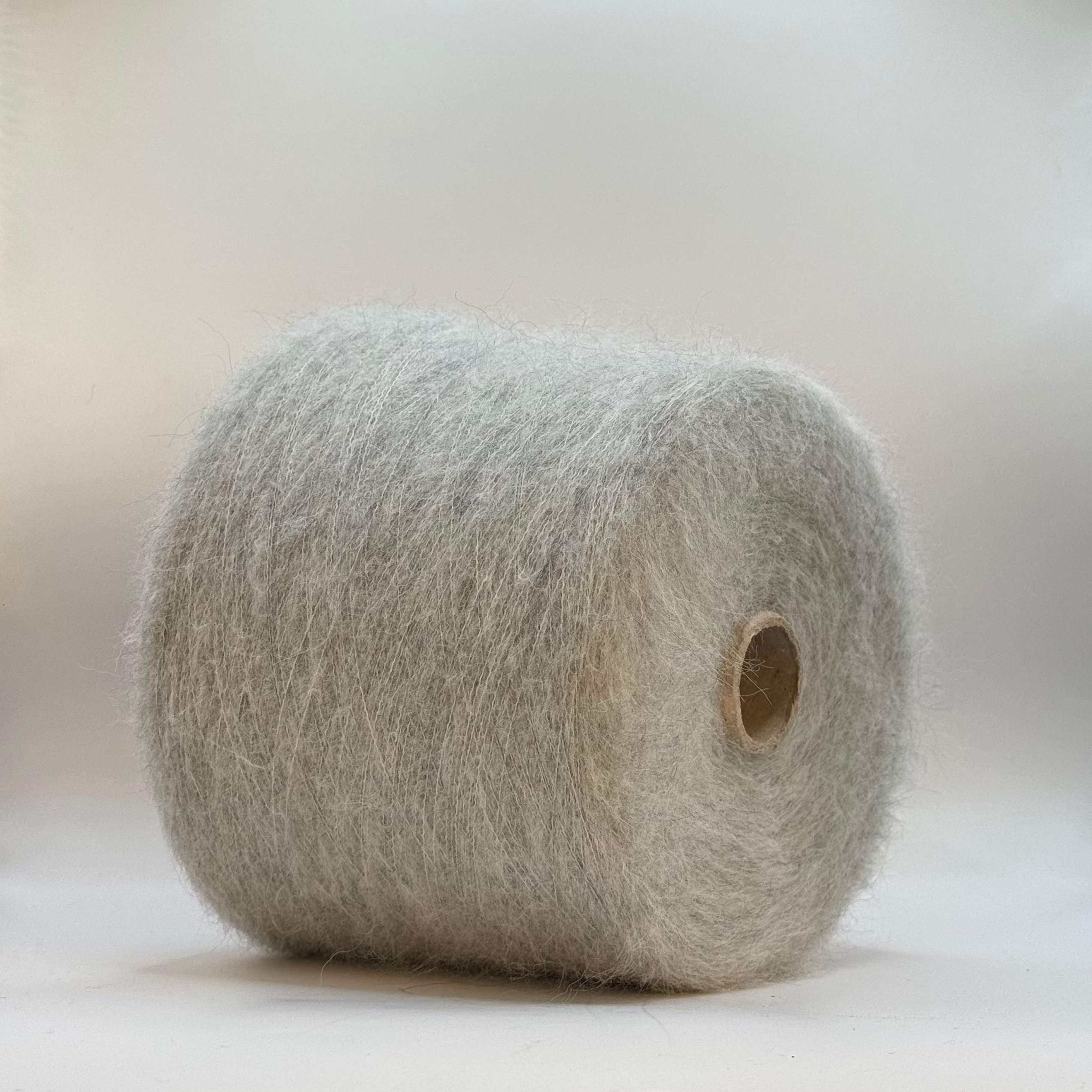 Pecci Filati Art. Milady 1/10 gebürstete Alpakamischung, Farbe: Nebelmélange