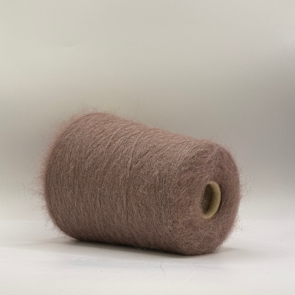 Lanificio dell’Olivo art. Quebec 10000, alpaca-mohair blend, col. Cacao