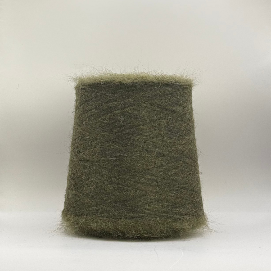 Lanificio dell'Olivo Art. Noir 23000, Alpaka-Mohair-Mischung, Farbe: Nori